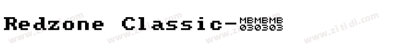 Redzone Classic字体转换